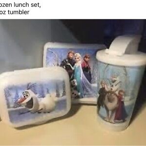 Tupperware Frozen Themed Lunch Set